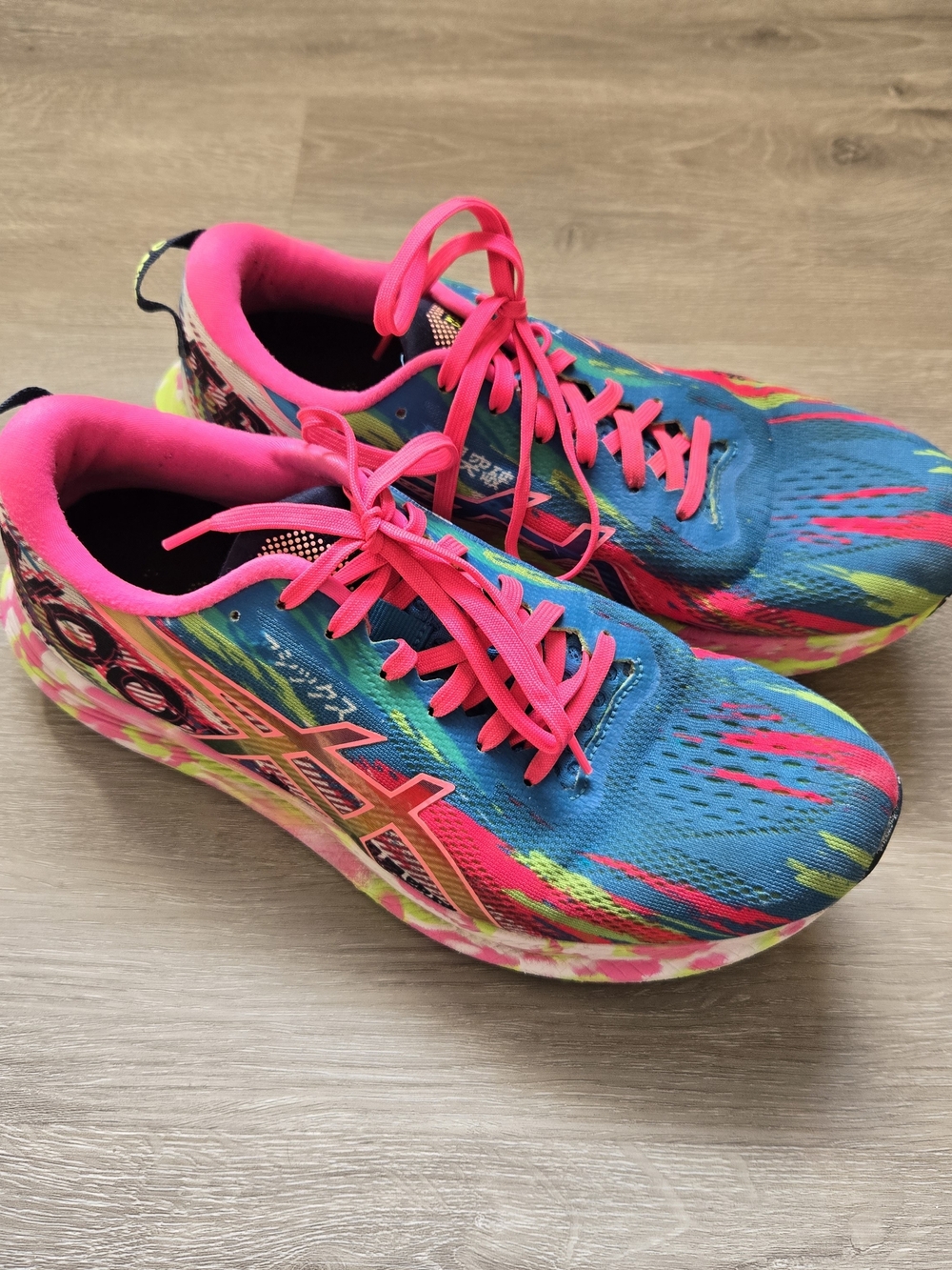 Asics Women’s Running Sneakers in Blue & Pink